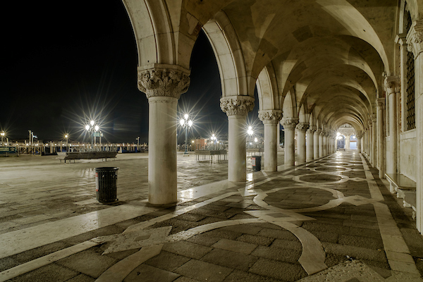 Venice by night, World Heritage Site, Italy, Europe