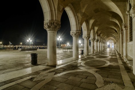Venice by night, World Heritage Site, Italy, Europe
